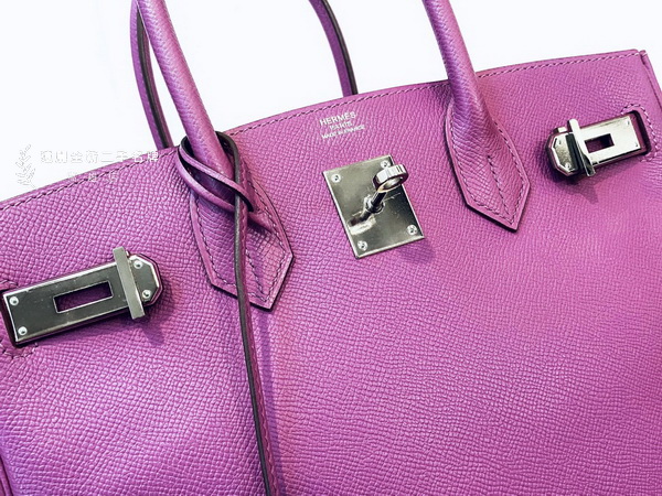 k2617 Hermes 薰衣草紫9P parme Epson銀釦30cm Birkin 柏金包(高雄店)